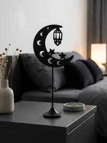 1件/2件套金属装饰杆，现代奢华风格，适用于家居和壁炉装饰、聚会、派对，星形、月亮形、灯笼形，生日、毕业、开斋节礼物 - 彩色 - 查看 17