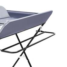 SHIOUCY Grey Baby Diaper Changing Table, Foldable Baby Changer Unit, Changing Organizer Table Nappy Diaper With Storage - Dark Grey - View 10