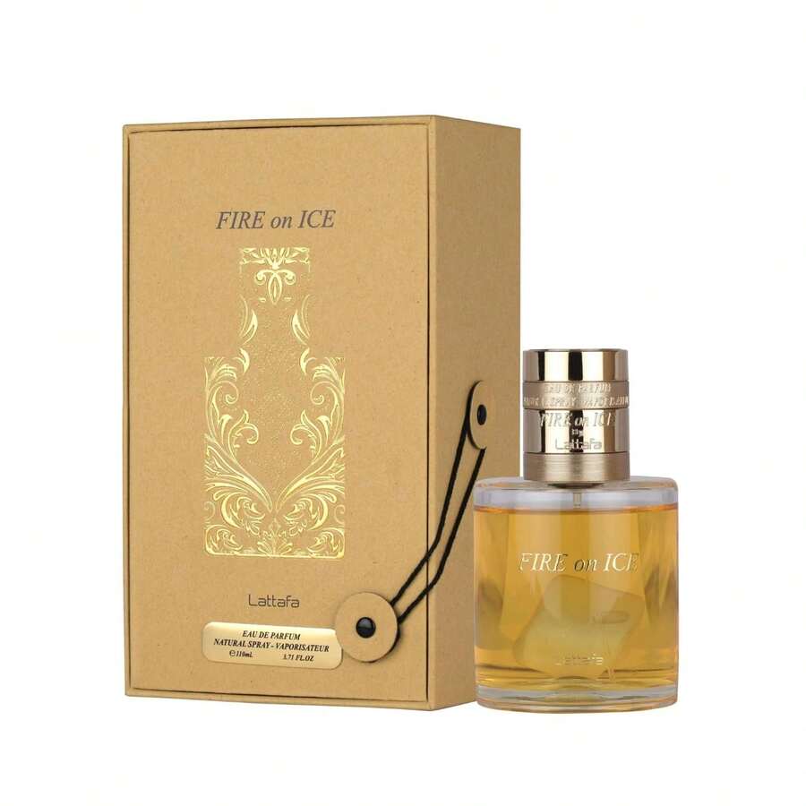 Lattafa Fire On Ice Eau De Parfum – Fruity, Spicy, Woody, Ambery – 110 Ml / 3.71 Oz - Fire On Ice - 查看 1