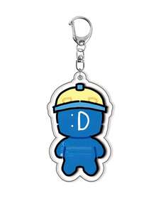 Misi 冒险亚克力钥匙扣，新款动漫周边，史迪奇玩具，旅行玩具，课堂减压玩具，迷你小物，洗澡玩具，圣诞文具，减压球，生日礼物，圣诞礼物，万圣节礼物，完美礼物 - 彩色 - 查看 17