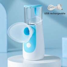 1pc Portable Eye Hydrating Device, Facial Moisturizing Instrument, Mini Eye Humidifier, Built-In 150mAh Lithium Battery, Moisturize Eyes, One-Click Start, Eye Care Device, Suitable For Personal Makeup Hydration, Indoor/Outdoor Facial/Eye Humidification - Blue - View 9