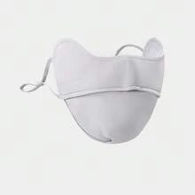 CAMEL CROWN Mountaineering Windproof Mask Plus Velvet Warm 3D Three-Dimensional Autumn And Winter Dust And Cold Mask - Light Grey - View 1