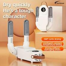 3D Hot Air Rapid Dryer For Shoes, Designed To Eliminate Moisture And Odor. Equipped With Quiet Operation, Portability, Touch Control, Three Intelligent Timer Settings, Foldable Storage, And A 3D Airflow Design. It Warms Shoes And Is - 查看 5