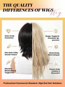 10 Inch Natural Black Bobbed Wig With Bangs, Heat Resistant Y2K Style Wig For Women, Suitable For Parties And Cosplay - Màu đen tự nhiên - Xem 4
