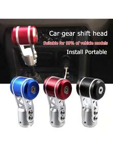 1pc Car Gear Shift Knob Airplane Joystick Gear Shift Head Metal Gear Shift Knob Universal Gear Shift Lever Personalized Shift Knob - A - View 11