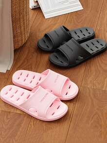 EVA Bathroom Slippers For Men And Women, Couples, Indoor Home Use, Waterproof, Anti-Slip, Quick Drying - Multicolor - View 4