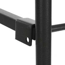 Ballständer Metall, 5 Stufige Ball Aufbewahrungsregal, Vertical Ball Rack Halter mit Körben, Zimmer Outdoor Sportgeräte Organizer, für Basketball, Fußball, Volleyball (Schwarz) - Schwarz - Übersicht 8