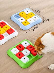 1个新款益智趣味防滑可移动井字棋慢食宠物玩具，适合小型/中型犬猫，可用于训练、嗅闻、陪伴和增进感情。 - 彩色 - 查看 10