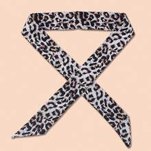 WJ1033 Narrow Long Skinny Neck Silk Scarf Bag Scarf For Handbag 1PC - A - View 30