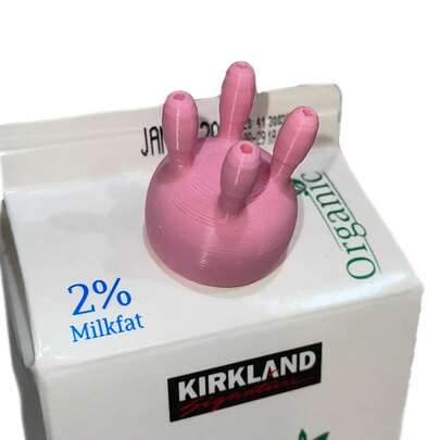 Creative Hand-Shaped Milk Pouring Funnel, Kitchen Silicone Anti-Spill Milk Box Flow Regulator, Beverage Paper Box Pouring Assist Tool, Funny Hand-Shaped Milk Flow Regulator, Trending Kitchen Small Tool Milk Box Anti-Spill Pouring Funnel