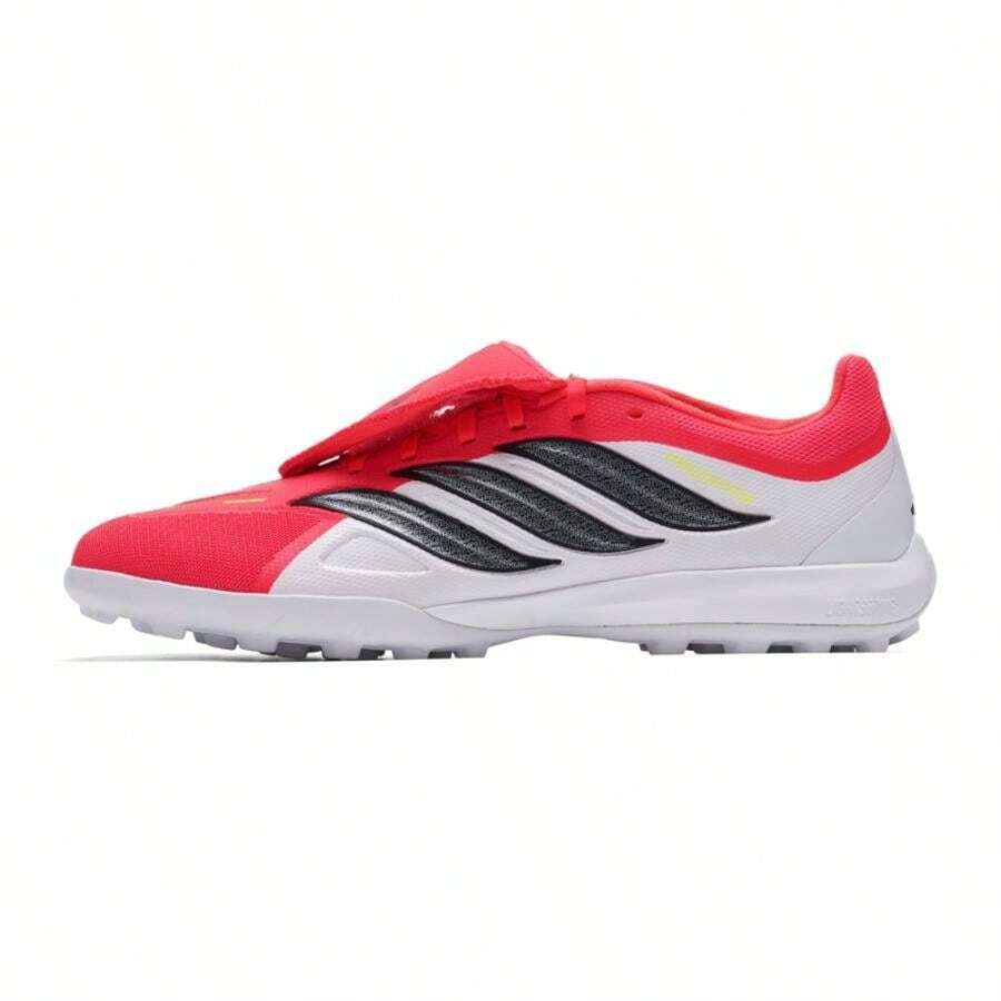 Adidas 男女通用足球鞋,Falcon LEAGUEFTTF,男士和女士足球训练鞋,轻便舒适,适合日常锻炼,JR7873 - 亮紅/一號黑/白 - 查看 1