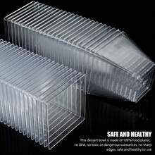 50/25/5个装 透明甜点杯 2盎司/60毫升 迷你甜点杯 适用于甜点、布丁、慕斯、酸奶、小吃 - 彩色 - 查看 9