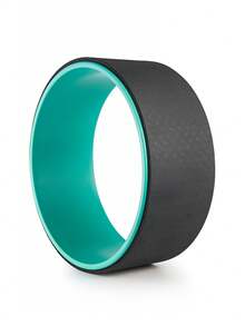 Koło do jogi – twardy wałek z tworzywa TPE, z turkusowym rdzeniem, do ćwiczeń postawy i równowagi, odpowiedni do ćwiczeń zginania i korekcji postawy, obsługiwany ręcznie - Wielokolorowe - Zobacz 2