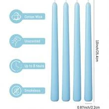 2/4 pièces Bougies rouges effilées de 10 pouces, bougies parfumées à la cire de soja, convenant pour la décoration de mariage et de Noël, la décoration intérieure, les cadeaux de fête, la décoration de fête d'anniversaire, les cadeaux de fête des mères, la décoration de Noël, les cadeaux de Noël - Multicolore - Voir 22
