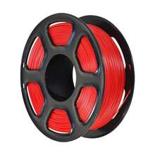 3D Printing Filament Spool, PLA Material, 1.75mm Diameter, High Precision, Tolerance +/- 0.02mm, No Bubbles/Caps - RoHS Compliant. 3D Printing Accessories (Non-Conductive Plastic), Maker Tools, Smooth Extrusion, Clean. - Red - View 2