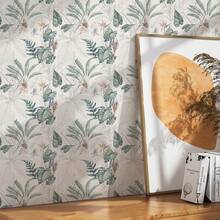 1卷龟壳竹子图案自粘墙纸，防水防污，适用于客厅、厨房、卧室、宿舍等场所，装饰性贴纸，易于安装和移除，尺寸为17.7英寸 x 39.3英寸 / 118.1英寸 / 196.8英寸。 - 綠色 - 查看 3