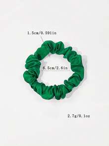 20pcs Ombre Scrunchies Set, 20 Colors Silk Pleated High-Quality Hair Ties Accessories ,Ponytail Holders ,Hair Elastics ,Hair Rubber Bands ,Hair Rope , - Multicolor - View 4