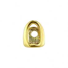 1pc Hollow O-Shaped Smooth Hiphop Tooth Grillz, Fashionable Unisex Personalized Dental Jewelry - Multicolor - View 6