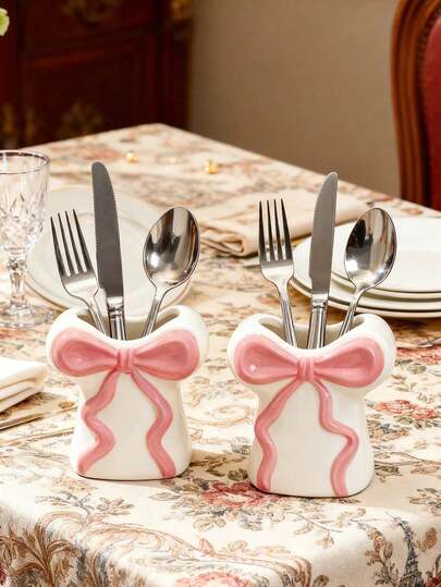 Süßes rosa Schleifen Aufbewahrungsglas/Vase, geeignet für verschiedene Anlässe und vielseitige Aufbewahrung. Es ist sowohl schön als auch dekorativ, üblicherweise verwendet für Wohnzimmer, Schreibtisch, Arbeitszimmer und Esszimmer Dekoration.