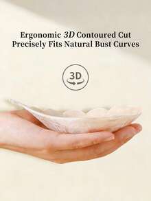 1pc/2pcs/3pcs Lace Invisible Bra Lift Adhesive Silicone Nipple Cover, Front Closure Back Strap Design, Reusable, Suitable For Bikini And Strapless Evening Dress - Black - View 2