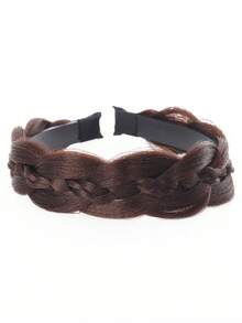 Women's Slouchy Headband Twisted Headband Wide Fishbone Braid Headband Handmade Retro Hair Hoop Hair Accessories - Multicolor - View 12