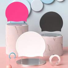 1个/2个装硅胶泳帽，纯色高弹透气泳帽，防水防滑，适合成年男女使用 - 彩色 - 查看 5