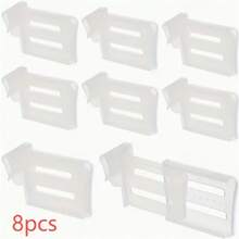 8/4/2 piezas Organizador ajustable y expandible para refrigerador, estante divisor para almacenamiento de bebidas, condimentos y suministros de cocina - Multicolor - Ver 14