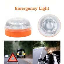 1pc New Reinforced Universal LED Indicator Light, Suitable For Front, Rear And Side, Applicable For Trucks, RVs, Cars, Buses, Trailers, Motorhomes And Boats, Battery Not Included, Automotive LED Light, Car Emergency Light, Automotive Accessories, Car Safety Emergency Reflective Light With Magnetic Base Movable Vehicle Warning Device - A - View 7