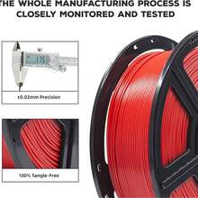 3D Printing Filament Spool, PLA Material, 1.75mm Diameter, High Precision, Tolerance +/- 0.02mm, No Bubbles/Caps - RoHS Compliant. 3D Printing Accessories (Non-Conductive Plastic), Maker Tools, Smooth Extrusion, Clean. - White - View 7