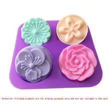 160g Thick Handmade Soap Silicone Mold, Heat-Resistant, Easy Demold, Suitable For Handmade Soap, Candle, Resin Crafts, Cold Process Soap Molds - Purple - View 16