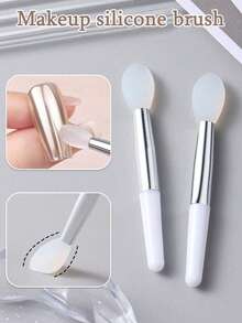 6件套硅胶唇刷和眉刷套装。采用硅胶刷头，适用于唇膏、面膜和精油。专为女性设计，易于清洁；包含一个方便携带的硅胶刮勺和一个迷你唇膜刷，适用于唇膏和润唇膏；还包含一个可重复使用的硅胶唇部去角质工具。 - 彩色 - 查看 3