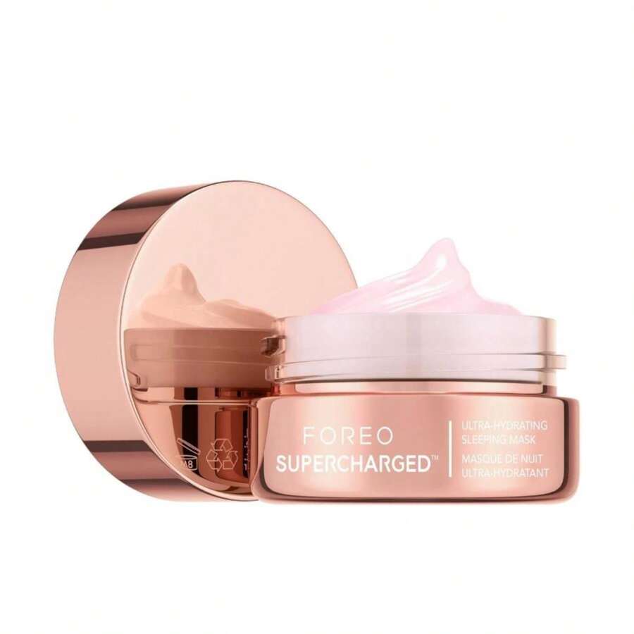FOREO SUPERCHARGED Hydrating Night Mask - Deeply Replenishing Face Moisturizer - Rejuvenating Face Cream - Vegan - Cruelty &Amp; Gluten-Free - 0.5 Fl Oz - ColorA - View 1