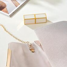 New Women Satin Pleated Minimalist Elegant Party Clutch Bag, Small Square Handbag