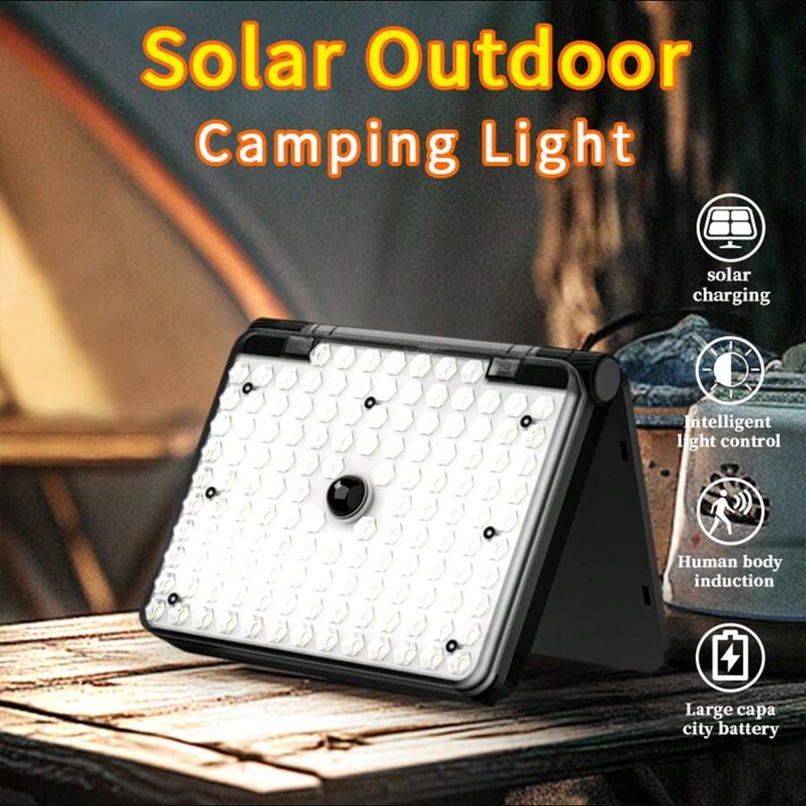 600W Latest Design Outdoor LED Solar Light 3 Mode Sensing Solar Power Floodlight Solar Wall Street Light For Garden Path Camping - No Remote Control - View 1