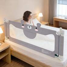 Bed Rail 150/180/200 Cm, Fall Prevention, Height Adjustable, For Vertical Lifting. - Grey - View 3