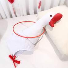 3/6pcs Funny Goose Ring Toss Party Game, Throw Rings At Goose Head Hats, See Who Can Ring The Most? Ideal For Family Entertainment Or Holiday Parties, Group Activities, Festival Celebrations And Games - Multicolor - View 5