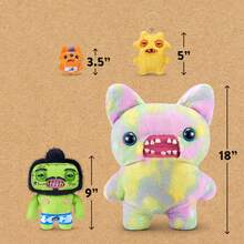 Fuggler Fugg Stars 9英寸毛绒玩具（Rhymer Mcslimer），ZURU出品——滑稽丑陋的怪物毛绒玩具，拥有类似人类的牙齿，适合儿童、青少年、成人和毛绒玩具爱好者收藏。 - Rhymer Mcslimer - 查看 7