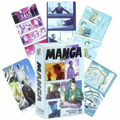 漫画塔卡片，78+12张卡片，双面压纹漫画卡片，Friends' Entertainment互动卡片