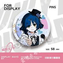 孤独 - 摇滚彩虹波 Chinjiro Goto - Irisayama Ryo Kitayukari 铁激光徽章 Baji - 完美礼物 - 生日礼物 - 情人节礼物 - 礼物 - 收藏品 - 彩色 - 查看 11