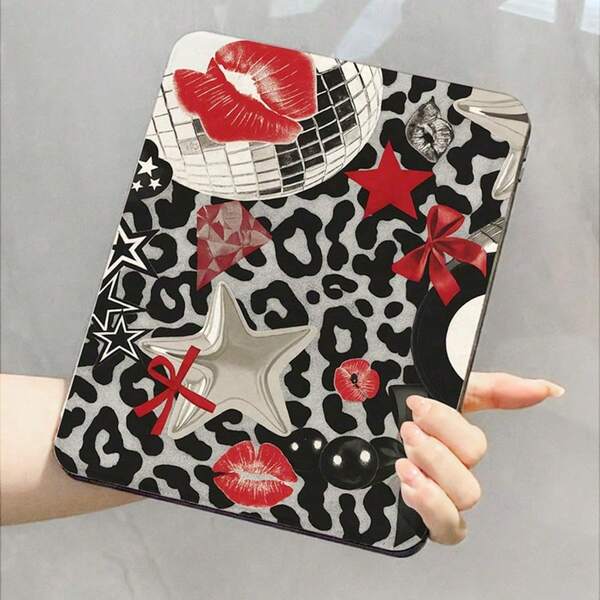 1pc 360° Rotating Protective Case With Stand, Pen Slot, Auto Sleep/Wake Function, Compatible With Honor, , , Redmi, OPPO, VIVO, Apple, Suitable For Back To School, Valentine's Day