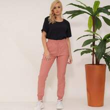 Women Pants - Hồng - Xem 3