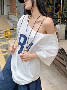 Women T-Shirts - 白色 - 查看 4