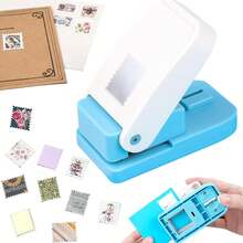 Hole Punch/Mini Hole Punch, Simple And Practical, Precise Punching, Durable And Long-Lasting, Suitable For DIY Card Making, Paper Photo Albums, Manual Cutting And Punching Machine (Suitable For Album Making), Diary Card Making - Multicolor - View 17
