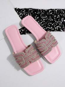 Women's Flat Sandals, Fashionable, High-End, Elegant, Durable, Comfortable, Casual, Durable, The Best Choice For Women - Pink - View 6