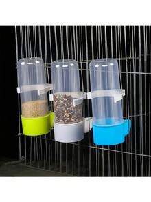 4件套鸟笼配件套装，色彩缤纷，宠物最爱，包含浴盆、秋千、梯子、吊环、彩色球、自动喂食器和饮水器，省时省力，宠物用品，鹦鹉配件，宠物玩具，鹦鹉玩具，小型宠物配件和玩具 - 彩色 - 查看 3