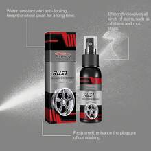 Eliminador de óxido de ruedas de automóviles, eliminador de óxido de pintura de automóviles, limpiador y brillante, eliminador de óxido y convertidor - 1 pieza-100 ml - Ver 8