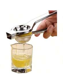 Exprimidor manual de acero inoxidable, exprimidor de cítricos y limones, exprimidor de frutas. Exprimidor manual profesional - Multicolor - Ver 2