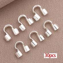 30 chiếc vòng bảo vệ dây kim loại mạ vàng 18K hình chữ U dùng để làm trang sức như bông tai, vòng tay, dây chuyền, phụ kiện thủ công DIY. - Nhiều màu - Xem 15