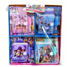 Mattel 2pcs Cartoon Notebook Stationery Set With Notebook And Ballpoint Pen, Small Set For Primary School Student Gifts, Anime Character Merchandise Notebook With Pen Set, Mini Notebook Set (Stochastic Style) - Multicolor - View 3