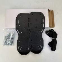 一对。花园土壤松土工具，草坪通气及土壤松土鞋套，穿戴方便，快速便捷，省时省力。配有两条可调节绑带，可固定在任何类型的鞋子上。26根4.5厘米长的铁钉，用于深层松土。适用于维护健康的草坪土壤和草坪养护。园艺工具。土壤松土工具，播种工具。 - 彩色 - 查看 5